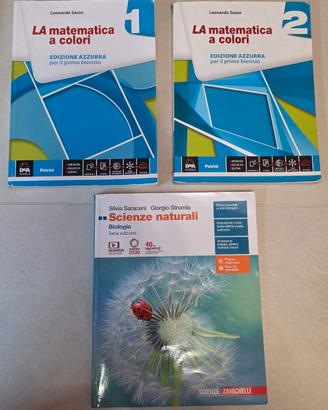 Liceo Artistico libri – Matematica e Biologia