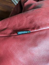 Poltrona Sacco in pelle rossa Zanotta originale 