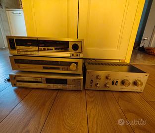 Impianto Hi-Fi vintage Pioneer completo funzionant