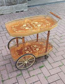 Carrello portaliquori vintage arredamento mobile