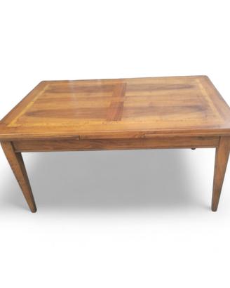 Tavolo artigianale classico in stile antico da 160