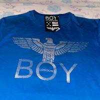 T-shirt blu scuro BOY London immagine aquila (L)