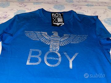 T-shirt blu scuro BOY London immagine aquila (L)