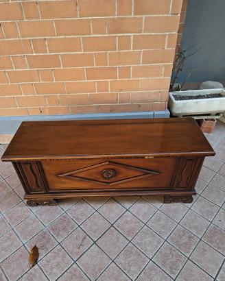 Panca scarpiera in legno 
