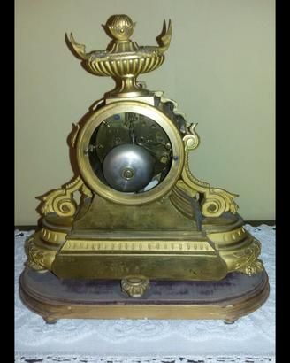 Antico orologio da camino francese