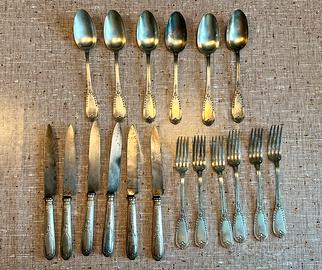 Servizio Posate Argentate Ravinet & Cie 18 pezzi