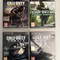 Lotto 4 Giochi PS3 Call Of Duty