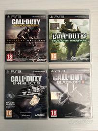 Lotto 4 Giochi PS3 Call Of Duty