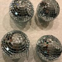Palle Natalizie a mosaico specchiate Nuove