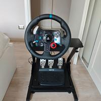 Logitech g29 con supporto e pedaliera 