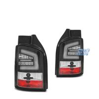 FANALI PER VOLKSWAGEN VW T5 10-15 1P LED BAR NERI