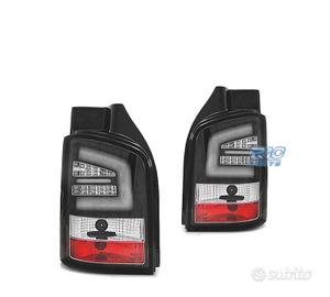 FANALI PER VOLKSWAGEN VW T5 10-15 1P LED BAR NERI