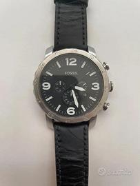 Fossil Nate Cronografo Uomo 50 mm Nero