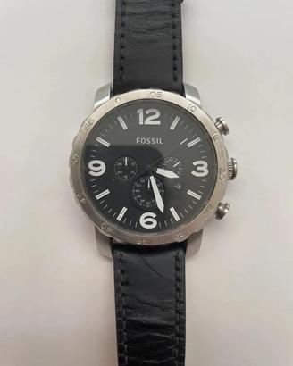 Fossil Nate Cronografo Uomo 50 mm Nero