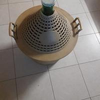 Damigiana in vetro 54 litri, bocca stretta colore 