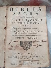 Sacra Bibbia del 1600