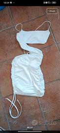 vestito bianco non trasparente 