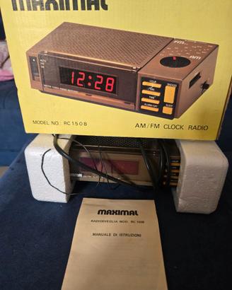 Radiosveglia  vintage maximal rc 1508