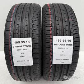 2 gomme 195 55 16 bridgestone a1557