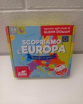 gioco scatola scopriamo l'Europa 