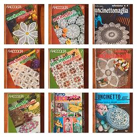 Riviste anni 50/60/70/80 lavori manuali, uncinetto