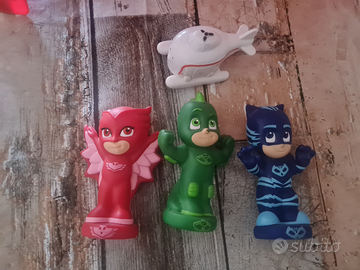 Statuette bagno pj masks