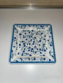TIFFANY BOUTIQUE PIATTO FLOREALE QUADRATO