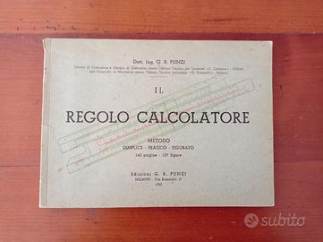 Regolo calcolatore - ing. Punzi (raro, 1950)