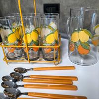 Set bicchieri con caraffa vintage by Cerve 