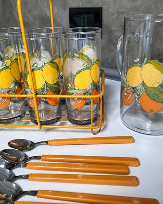 Set bicchieri con caraffa vintage by Cerve 