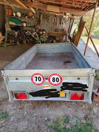 rimorchio o carrello leggero guidabile con  patenB