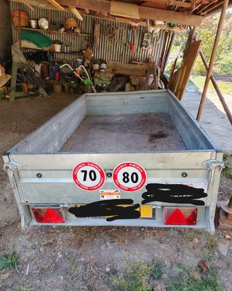 rimorchio o carrello leggero guidabile con  patenB
