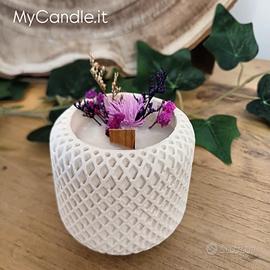 candela profumata handmade 
