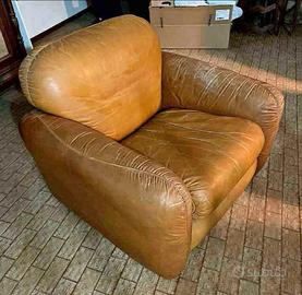 Poltrona in pelle anni “60