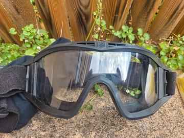 occhiali casco moto