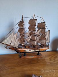 Modellino Storico "Cutty Sark" in Legno Vintage 70