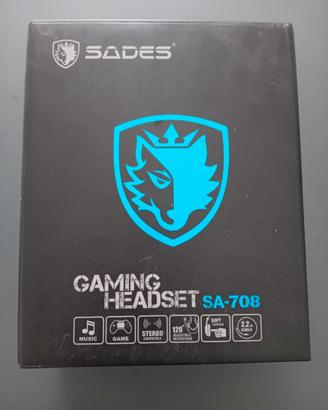 Cuffie gaming/musica Sades - Gaming headset SA-708