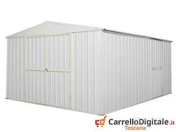 Box prefabbricato acciaio lamiera 360x430 bianco