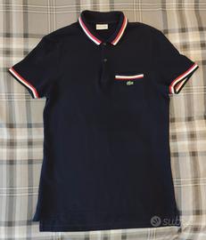 Polo Lacoste S (taglia 3) blu navy