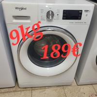 lavatrice Whirlpool 9kg inverter 1400 giri