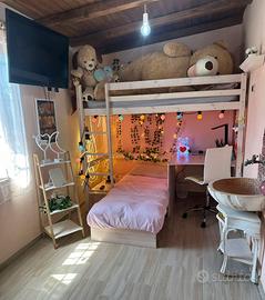 Letto e soppalco multifunzione