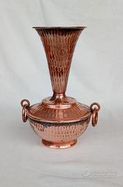 vaso antico in rame artigianale 