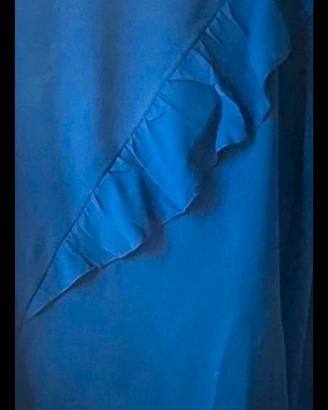 Camicia blu a maniche lunghe SHEIN