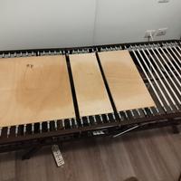 letto singolo con rete elettrica 