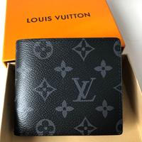 Portafoglio Louis Vuitton LV nero uomo