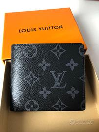 Portafoglio Louis Vuitton LV nero uomo