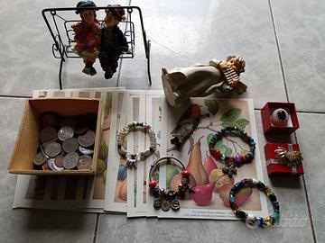 ACCUMULO VINTAGE CON 160 MONETE 