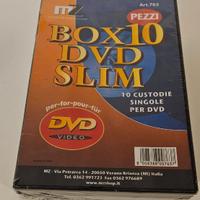 10 custodie DVD SLIM