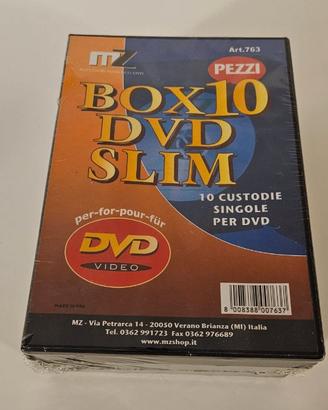 10 custodie DVD SLIM