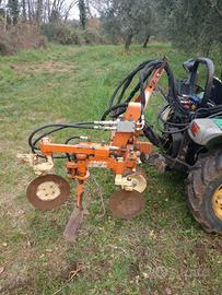 LAMA INTERFILARE E TELAIO PORTA ATTREZZI BRAUN